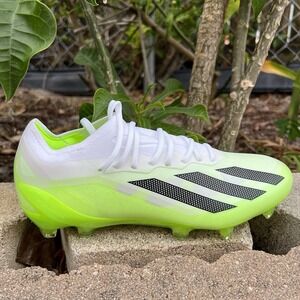 Adidas X Crazyfast.1 FG Lemon Green Men's 6 = Women's = 7 Soccer Cleats HQ4516